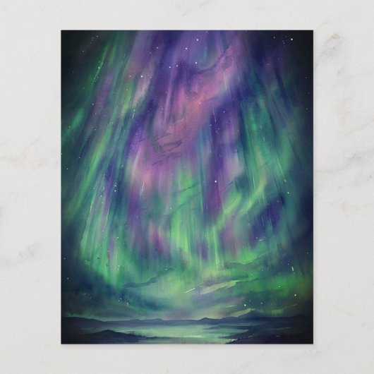 Galaxy Northern Lights Outer Celestial Stars (裏面)