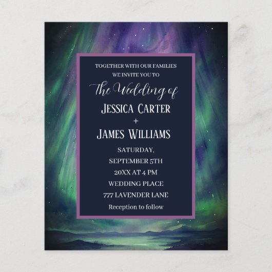 Galaxy Northern Lights Outer Celestial Stars (正面)