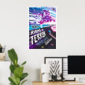 Galaxy of Horrors Print Rains of Terror Exoplanet ポスター (ホームオフィス)
