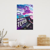 Galaxy of Horrors Print Rains of Terror Exoplanet ポスター (キッチン)