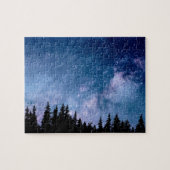 Galaxy of Twinkling Stars in Colorful Night Sky ジグソーパズル (横)