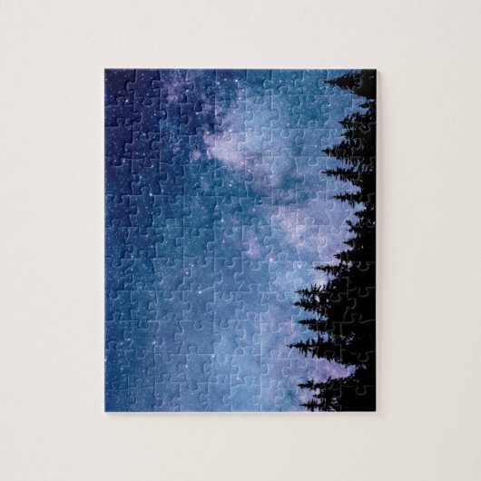 Galaxy of Twinkling Stars in Colorful Night Sky ジグソーパズル (縦)