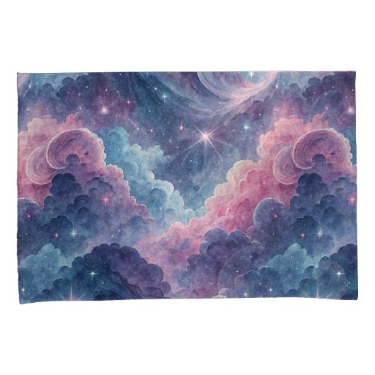 Galaxy Pillowcases – Space Themed Pillow Covers Ma 枕カバー (正面右)
