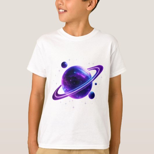 Galaxy Planet Space Kids T-Shirt Tシャツ (正面)