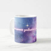 Galaxy Quote Mug コーヒーマグカップ (正面左)