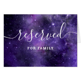 Galaxy Reserved Sign | 天体をテーマにしたナイトウェディング