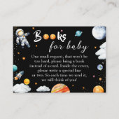 Galaxy Rocket Books for Baby Black Space Shower エンクロージャーカード (正面)