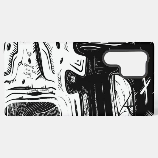 Galaxy S22 Ultra case Samsung Galaxyケース (裏面横)