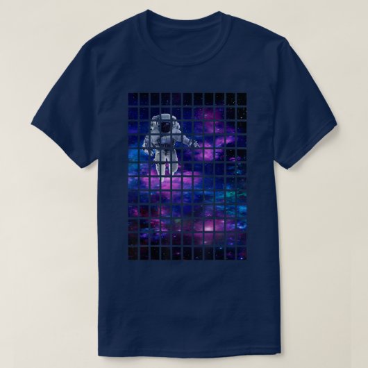 Galaxy Space Astronaut Design T-Shirt Tシャツ (デザイン正面)