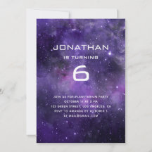 Galaxy Space Birthday | Planetarium Cosmic Party