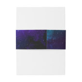 Galaxy Space Wedding | Celestial Starry Night 招待状ベリーバンド (裏面例)