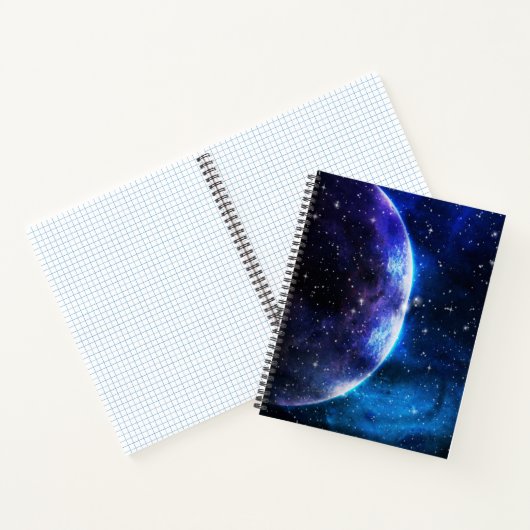 Galaxy, Universe, Stars, Outer Space Gift Pattern ノートブック (内部)