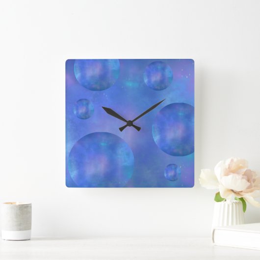 Galaxy vägg-klocka スクエア壁時計 (ホーム)