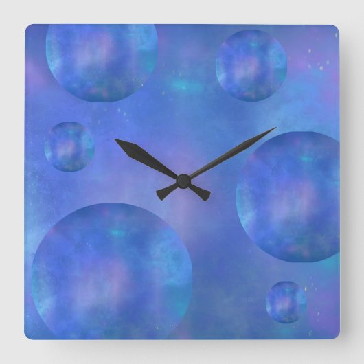 Galaxy vägg-klocka スクエア壁時計 (正面)