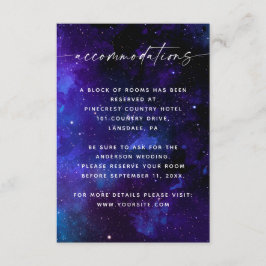 Galaxy Wedding Accommodations | Hotel Information エンクロージャーカード