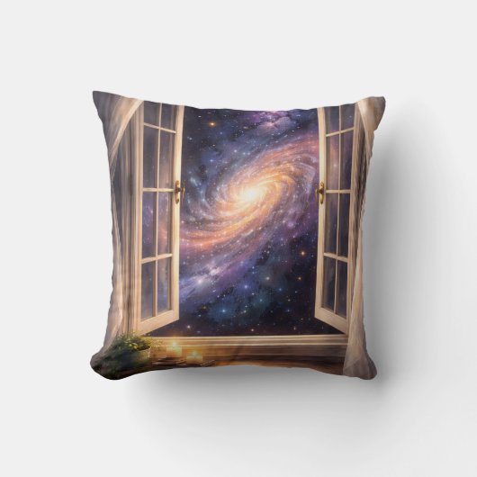 Galaxy Window Pillow クッション (正面)
