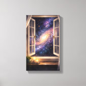 Galaxy Window Wall Art キャンバスプリント (正面)