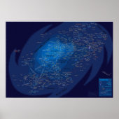 Galaxymap, Papier poster (mat) ポスター (正面)
