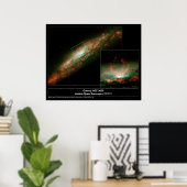 GalaxyNGC3079-2001-28a ポスター (ホームオフィス)