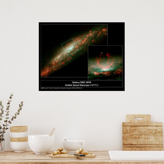 GalaxyNGC3079-2001-28a ポスター (キッチン)