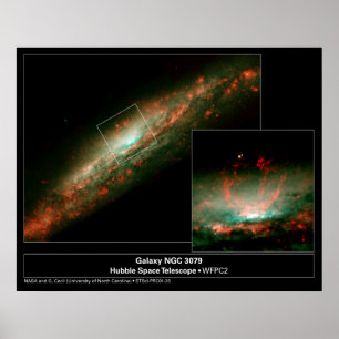 GalaxyNGC3079-2001-28a ポスター
