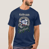 Galbraithクランバッジ+タータンTシャツ Tシャツ (正面)