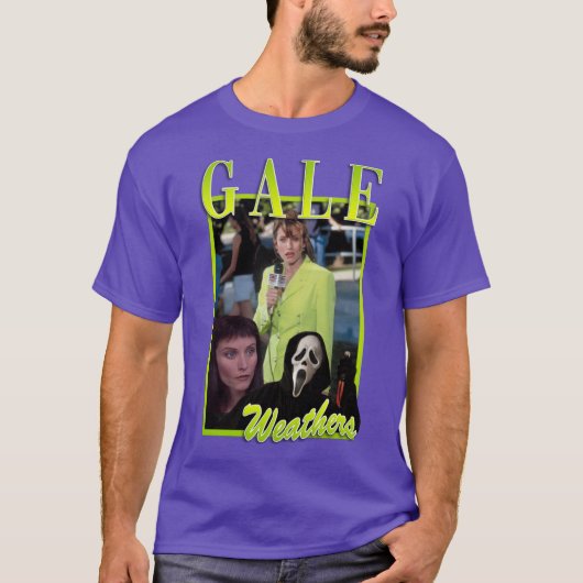 Gale Weathers Scream Lime Greenribute friend Tシャツ (正面)
