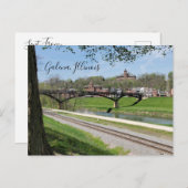 Galena，イリノイ州の記念品 ポストカード (正面/裏面)