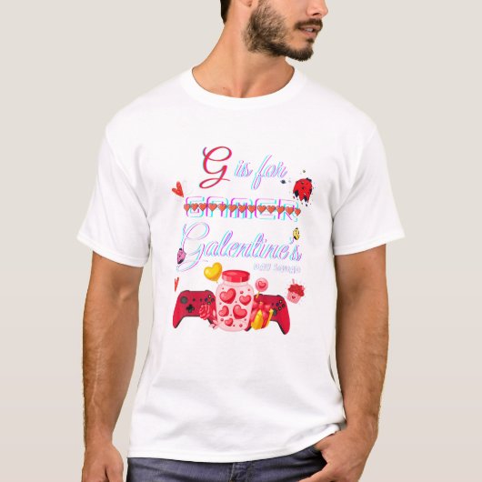 GALENTINEのための面白いバレンタイン Tシャツ (正面)