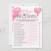 Galentineのカップルのゲームを知っている 招待状 (正面)