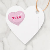 Galentineの会話バルーン – XOXO フェイバータグ (裏面)