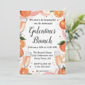 Galentine Mimosa Brunch Party Invite Personalized 招待状 (スタンド正面)