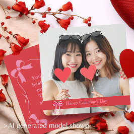 Galentine’s Day 最高の友達 フォトギフトカード シーズンカード