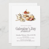 Galentine’s Day Brunch 招待状 (正面/裏面)