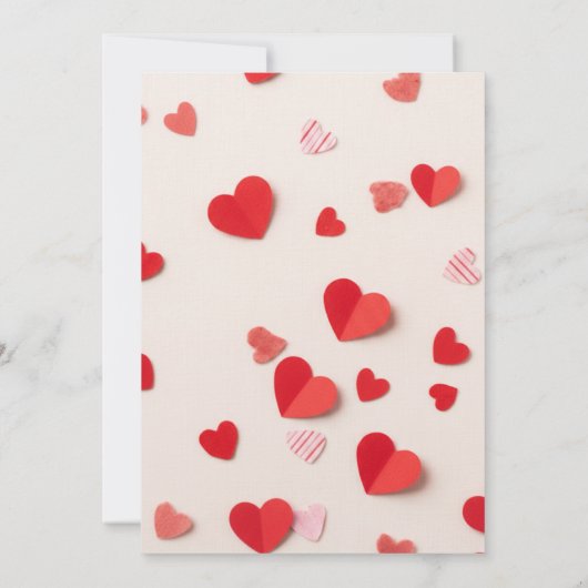 Galentine’s Party Invitation Printable, Pink & Red 招待状 (裏面)