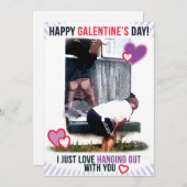 Galentinesカードウイルスのビデオレディースウィンドウの落下 シーズンカード (正面/裏面)