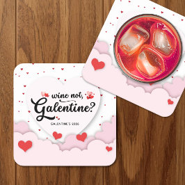 Galentine's  スクエアペーパーコースター