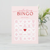 Galentines Bingo Game 招待状 (スタンド正面)
