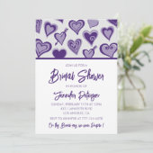 Galentines bridalシャワーモダン招待 招待状 (スタンド正面)