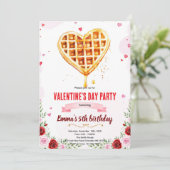 Galentine's Brunch party invitation 招待状 (スタンド正面)