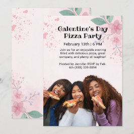 Galentine's Dayフォトピザパーティー 招待状