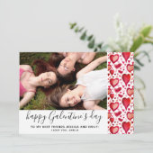 Galentine's Day赤いハートスケッチフレンド写真 シーズンカード (スタンド正面)