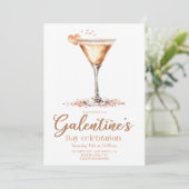 Galentine's Day パーティー招待状 招待状 (スタンド正面)
