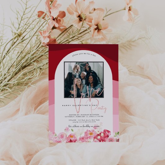 Galentine's Day ブランチ|写真入り招待状 招待状