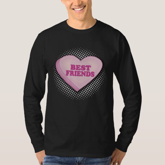 Galentines Day Best Friends Valentines Day for Gal Tシャツ (正面)