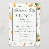 Galentines Day Brunch Mimosas Elegant 招待状 (正面)