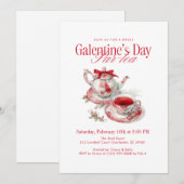 Galentine's Day Par-tea 招待状 (正面/裏面)