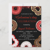 Galentine's Day Party Donuts Invitation 招待状 (正面)