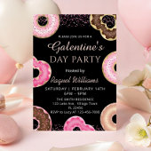 Galentine's Day Party Donuts Invitation 招待状