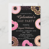 Galentine's Day Party Donuts Invitation 招待状 (正面)